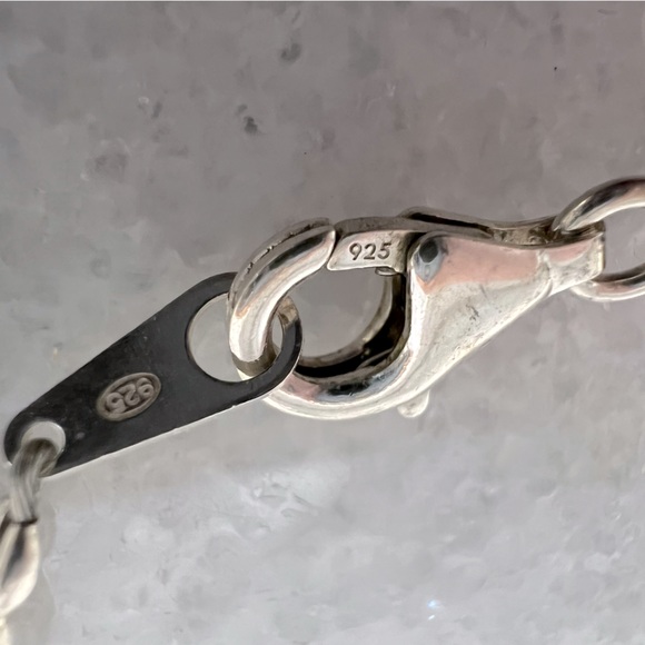 Sterling Silver Graduated Beaded Ball Necklace - Picture 11 of 12